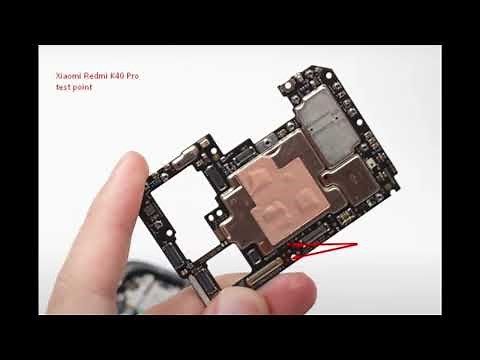 Testpoint Xiaomi Redmi K40 edl 9008 test point