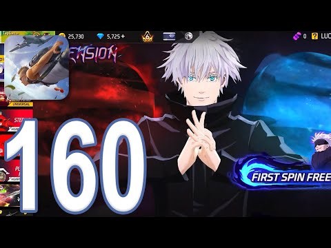 Free Fire: Battlegrounds - Gameplay Walkthrough Part 160 - Satoru Gojo Bundle (iOS, Android)