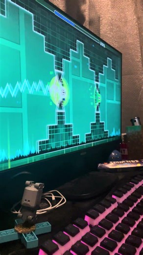 Insane Time Machine ending ship wave spam (Geometry Dash) #geometrydash #gd