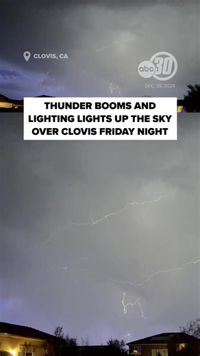 Lightning and Thunder Storm in Clovis