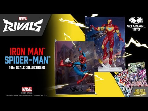 NEW Marvel Rivals™ Wave 2 Bundle (2) Collectibles w/Scenes & Comic | Action Figure Showcase