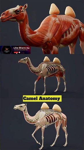 Camel Anatomy From Three Different Layers 😲😀 #shortsfeed #shorts