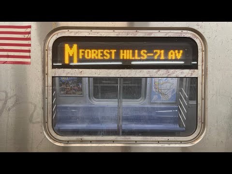 On Board a R160 (M) Train from Middle Village Metropolitan Ave to Forest Hills 71st Ave￼￼
