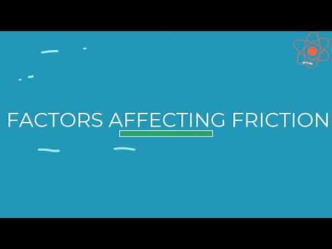 Friction || Factors affecting friction