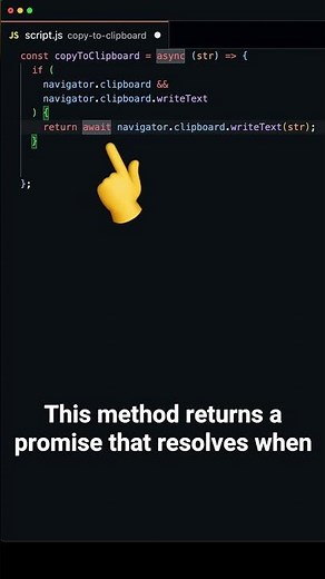 How to copy text to the clipboard using JavaScript?