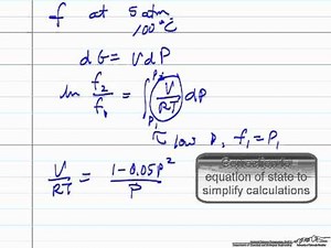 Determine Fugacity from EOS (Review)
