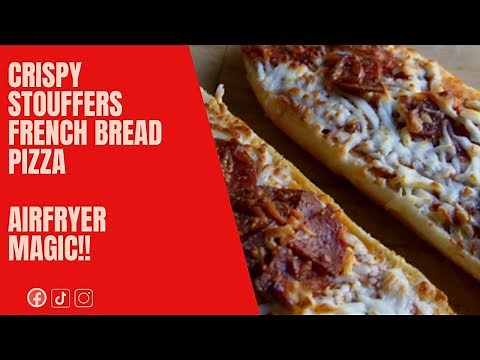 🍕 Air Fryer Magic: Crispy Stouffer's French Bread Pizza Tutorial! 🍕