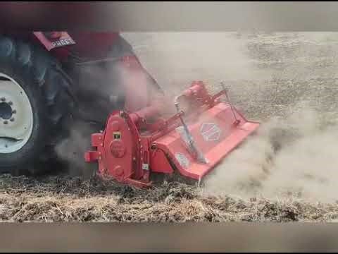 TERRASOLI ROTAVATOR 6FT WITH PREET TRACTOR DEMO || #terrasoli #automobile #jaiauto #agriculture 