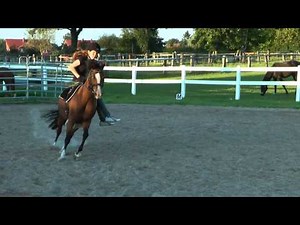 Handicap Reiten - Kira gehn die Pferde durch :D