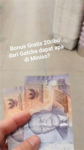 Bonus Gratis 20ribu dari Gatcha dapat apa di Miniso? | Random Together With Cattie Bunnie