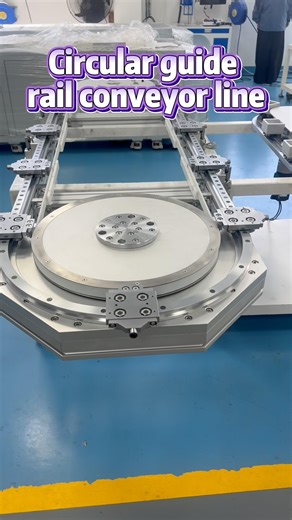Ring rail conveyor line, drive track system, automation equipment #machine #packing #factory