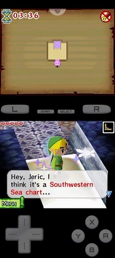 How to press the crest against the sea chart on Drastic