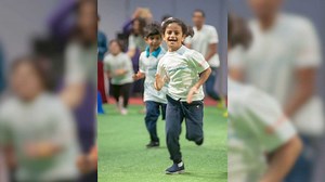 Inclusion means joy for people with -- and without -- disabilities. To Special Olympics athlete Haseeb, "Inclusion means happiness for all.” Be a Champion of Inclusion-- take the Pledge: bit.ly/3fBQh13 #CelebratingChampions | Special Olympics