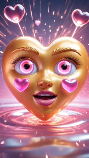 Beautiful Heart Emoji Live Wallpaper in 4K