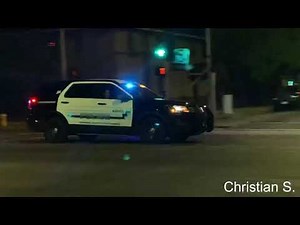 Azusa Police Traffic Enforcement and Patrol Unit Responding Code 3 (Z3 Hyper Yelp)