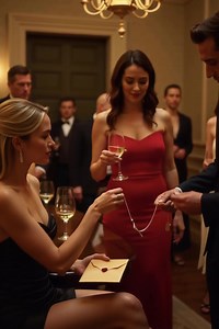 During the housewarming party, my husband’s mistress walked in, swinging the key with a rude grin. “Still using the same locks, sweetheart?” she whispered as she kissed his jaw. The room went quiet. I stayed calm, poured him whiskey, and slid a manila envelope onto the table. “Take it all,” I said softly. “But here’s a warning—some doors shut for good.” Three days earlier, I heard my husband, Jackson, talking quietly with her in our bedroom. He called me his roommate. Tonight, she showed up at m