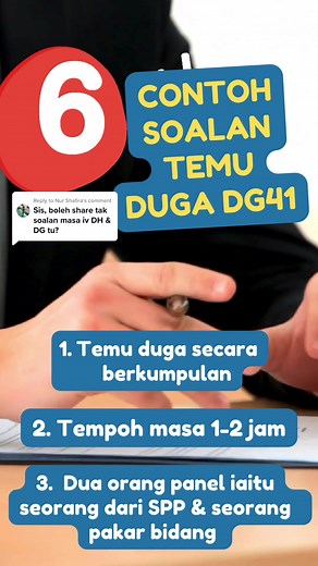 Soalan Masa Ditemuduga Cikgu DG41