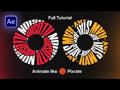 Create Complex Text Animation Like Pixrate in After Effects - Full Tutorial
