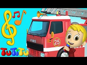 Songs & Karaoke for Children | Fire Truck | TuTiTu Songs - Videos For Kids