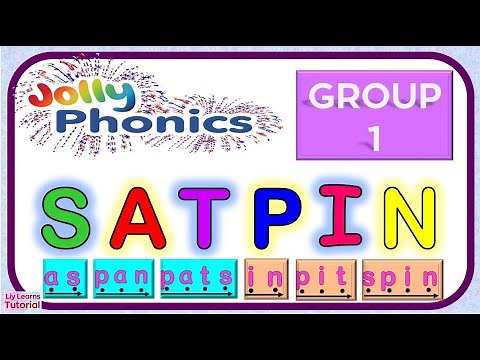 LEARN TO READ || SOUND, BLEND, READ! || SATPIN Group 1 Jolly Phonics || Liy Learns Tutorial