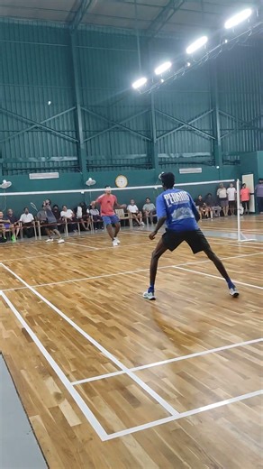 Unforced error at net to give easy point to opponents #shorts #new #badminton #trendingshorts #games