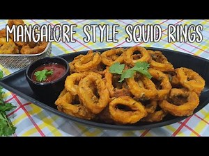 Mangalore Style Squid/ Calamari/ Bondas Rings- Quick and Easy Recipe