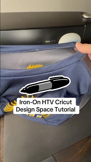 How to use HTV with your Cricut mini iron tutorial. Use iron￼ on vinyl￼ names instead of sharpies!