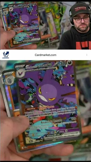 I Pulled The Cool Rocket's Crobat Pokemon Card From Destined Rivals