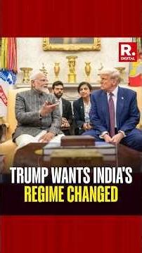 Arnab Questions Why America Hopes For A Regime Change In India