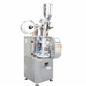 [Hot Item] Automatic Cub Measuring Pyramid Triangle Nylon Tea Bag Packing Machine with String and Tag