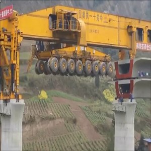 7.2K views · 83 reactions | Bridge girder erection Machine- SLJ900 | Dhagaa | Facebook