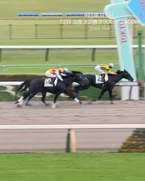 吉村誠之助騎手 47勝目 ロゴタイプ産駒 4回東京初日 12R 3歳上2勝クラス ダ1400m