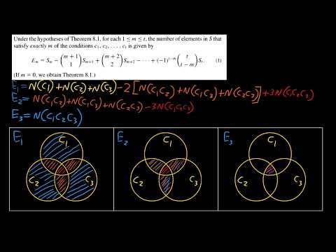 Inclusion-Exclusion Principle | Exactly, At Least, and Derangements | Discrete Math
