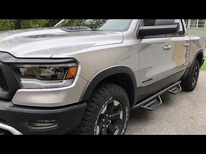 2019 Ram Rebel N-Fab Nerf Bar install and review