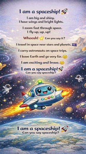 🚀 Zoom to Space! Spaceship Song for Kids | Learn English with Fun