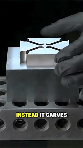 This machine cuts metal without any physical contact
