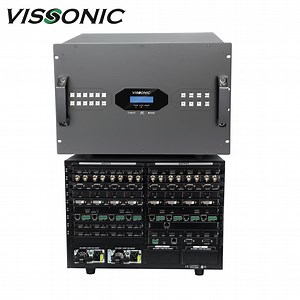 [Hot Item] Vissonic HD4K Seamless Hybrid Matrix LED/LCD 36X36 Video Wall Processor Cabinet