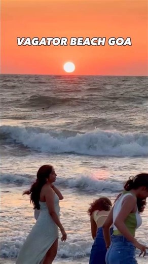 Vagator Beach Goa #shorts #vagatorbeach #goatrip