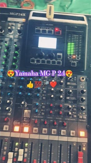 💯🎤Yamaha mgp 24 live program setup 💯🎤❤️|| best quality 💯🎤❤️👍|| #yamaha #live #subscribe #shorts ||