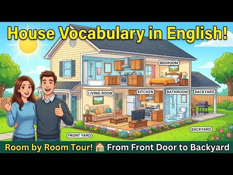 How to Describe Your Home in English? Full House Vocabulary Tour!