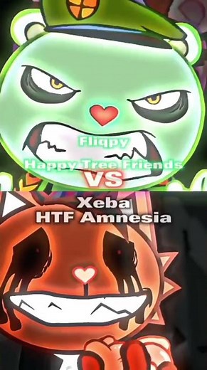 Flippy (Fliqpy) VS Xeba Happy Tree Friends Mondo Media VS Happy Tree Friends Amnesia