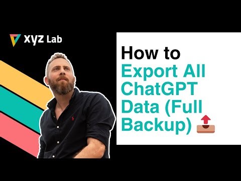 Export Your ChatGPT Data (Full Backup)