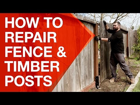 How to Repair Fence and Timber Posts with E-Z Products from Simpson Strong-Tie