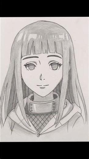 Drawing Hinata Hyuga on Tablet | Soft Anime Sketch ✏️💜
