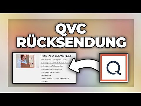 QVC Bestellung zurücksenden - Retoure anmelden Tutorial