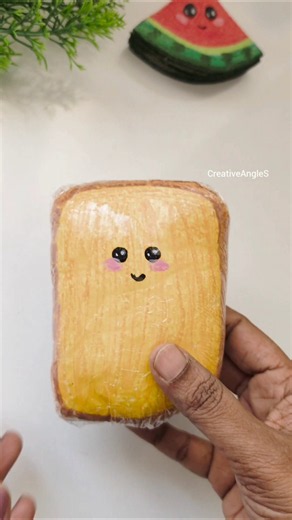 DIY Slow Rising Bread Squishy 🤩 #shorts #squishy