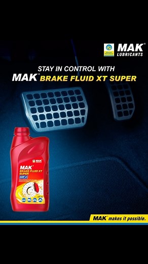 56 reactions · 3 comments | Our premium synthetic brake fluid, MAK BRAKE FLUID! Specially built for peak performance, it ensures safety in any weather, from scorching heat to icy cold. Don’t let the wheels stop. ❄️ #BrakeFluid #SafeBraking #BrakeMaintenance #HydraulicFluid #BrakeSafety #AutoMaintenance #BrakeService #BrakePerformance #BrakeCare #BrakeSystem #SafetyFirst #MAKLubricants #BPCL | BPCL MAK Lubes | Facebook