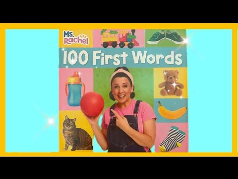 100 first words | Ms. Rachel | read aloud book | Get your baby to read ￼| Toddler learning