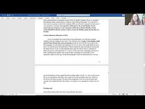 critical reflection video