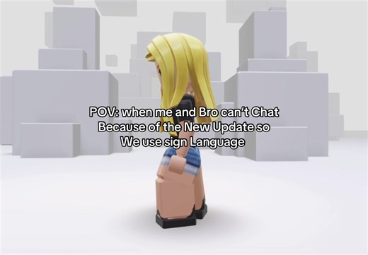 Roblox Update: Communicating with Sign Language